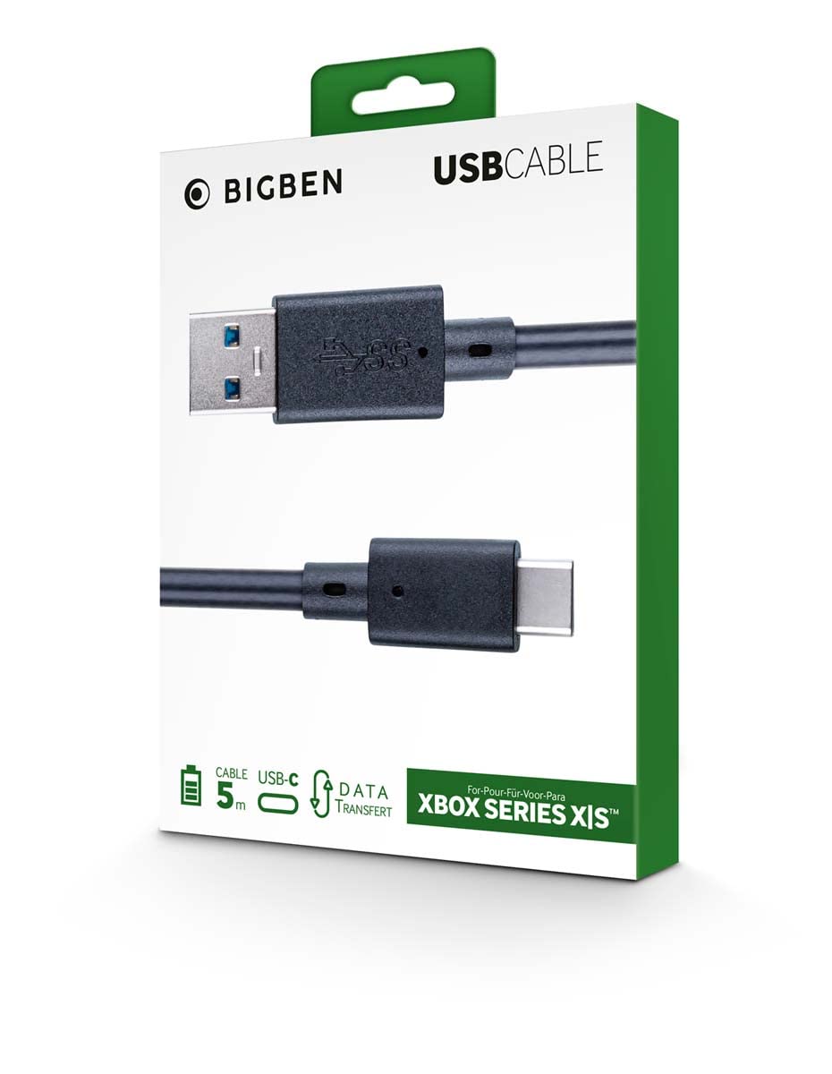 Nacon Xbxusbccable5m - Cable Usb-C De 5 Metros Para Carga Y Datos Para Serie XBOX Nacon Xbxusbccable5m - Cable Usb-C De 5 Metros Para Carga Y Datos Para Serie XBOX
